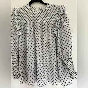 JOIE sheer blouse